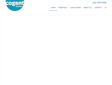 Tablet Screenshot of cogent-design.com